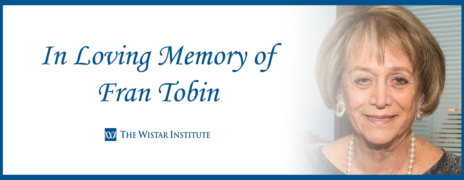 Fran Tobin - Memorial